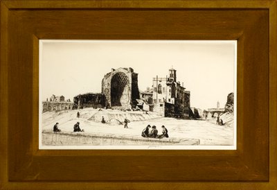 De Tempel van Venus en Rome, Rome, circa 1922 door Job Nixon